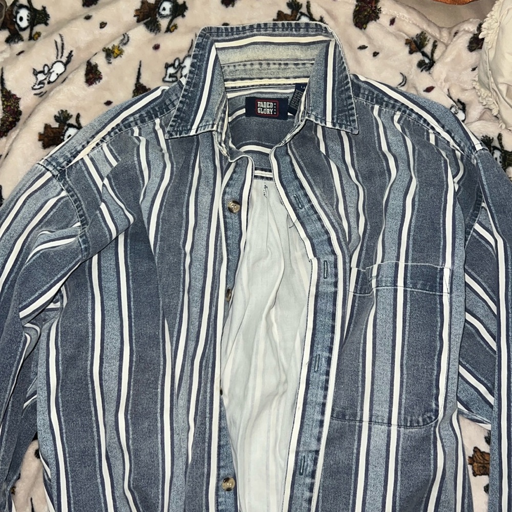 Vintage Faded Glory Button Up